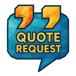 lowpoly quote request icon make background transparent add color to make it pop